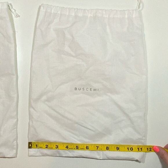 Buscemi | Shoe Box & 2 Dust Bags | Green | 14 W x 12 H x 5.25 D Inch - Picture 16 of 16